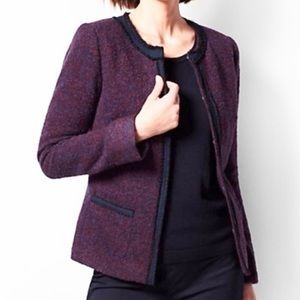 Talbots Purple and Black Blazer